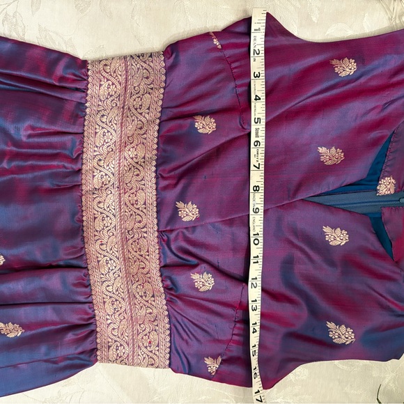 Vintage silk dress and matching coat and scarf - Picture 9 of 9